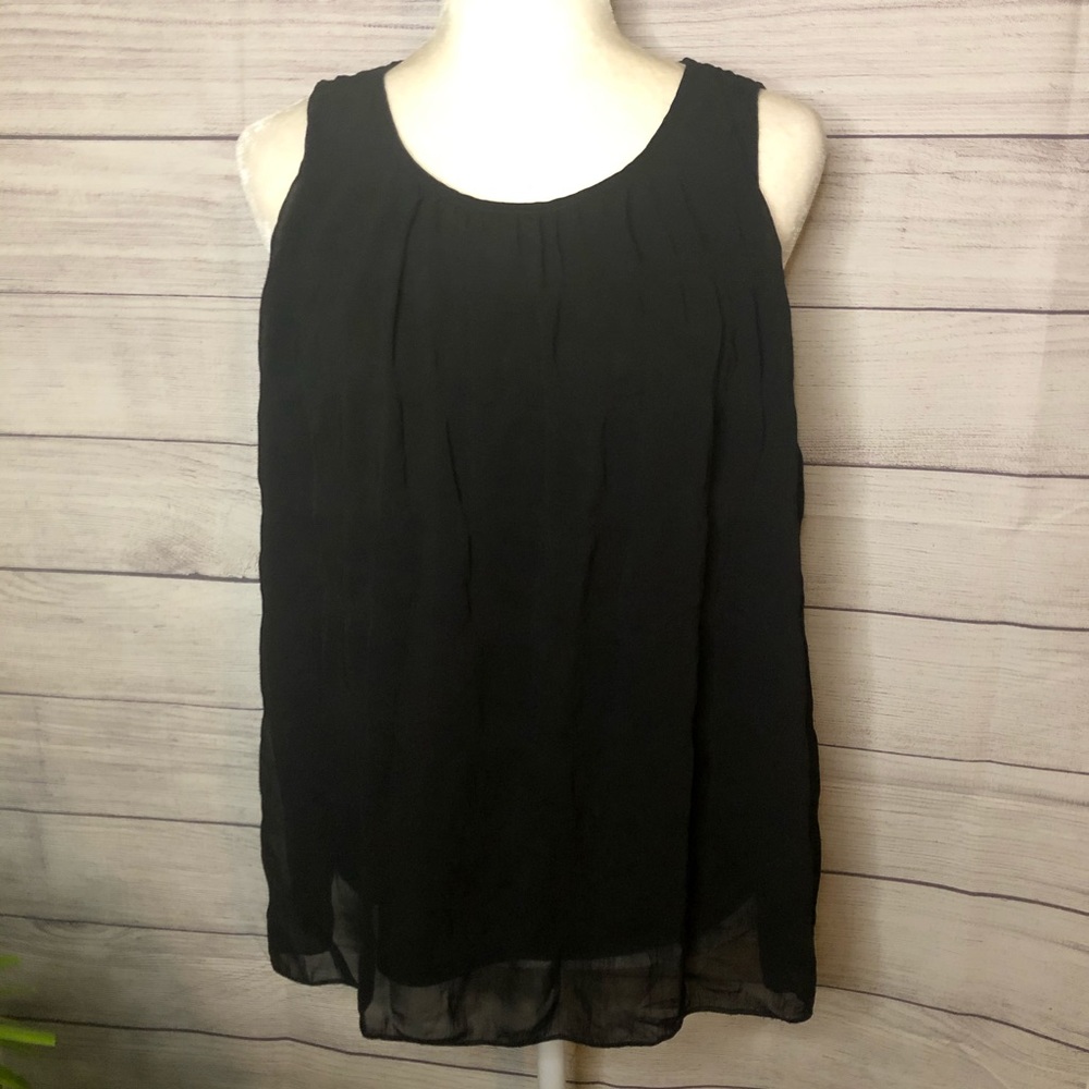 Elle | Black Tank Top Blouse Size Small